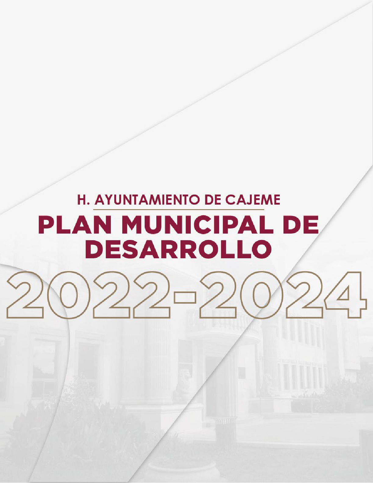 Plan Municipal de Desarrollo