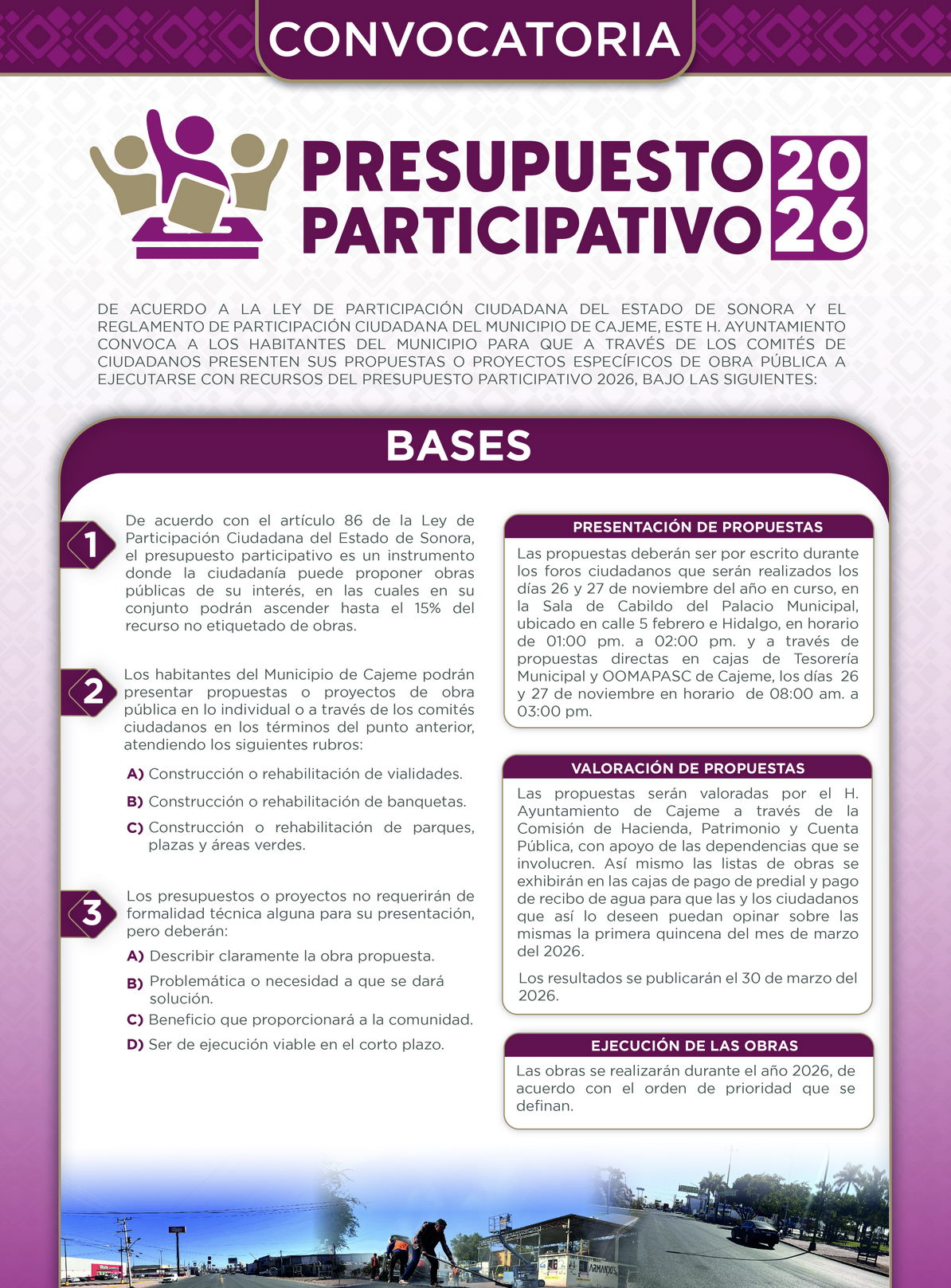 Presupuesto Participativo 2026